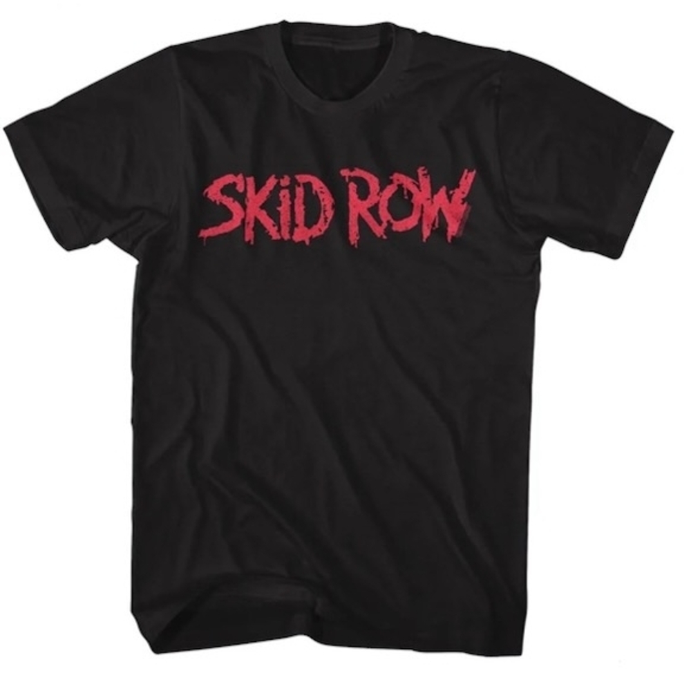 NWT Skid Row Black and Red Graphic Tee